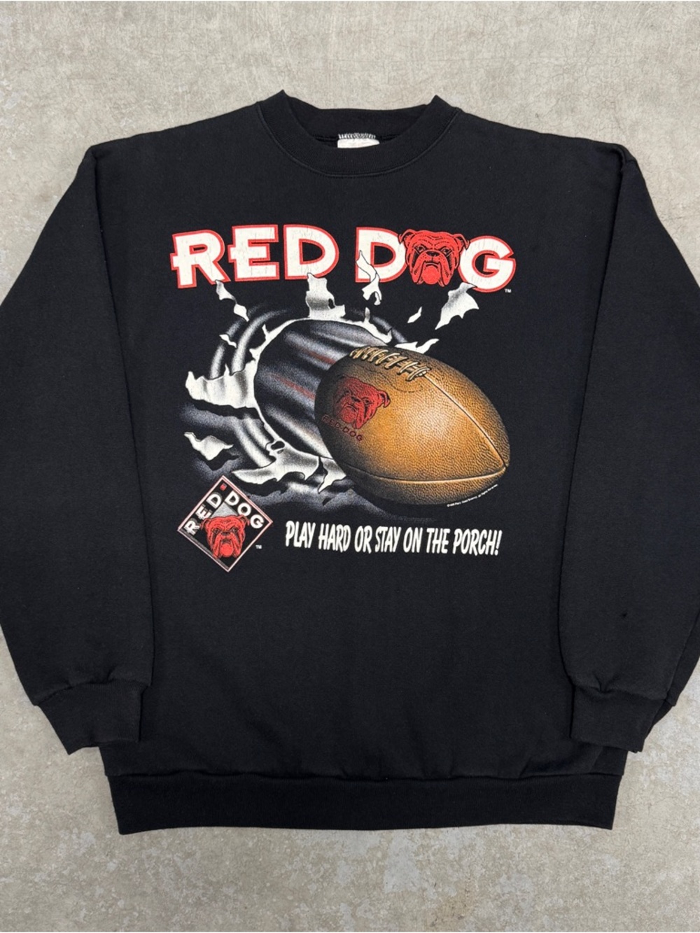 Vintage Black Dog Beer Crewneck